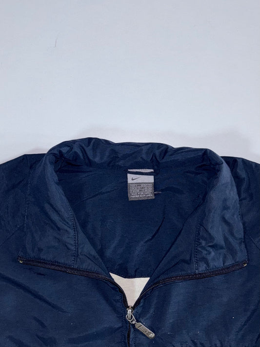 Nike Vintage Swoosh Colorblock Zip-Up Jacket – Navy/Grey ( L)