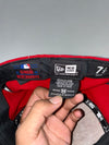 New Era NY Yankees Red/Black Fitted Cap (Adjustable)