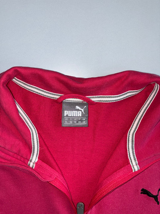 Puma Stripe-Collar Zip Sweatshirt (M)