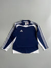 Adidas Vintage 3-Stripes Navy Long Sleeve Football Training Jersey (S)