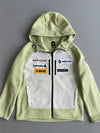 Descente Swiss Ski Team Official Fleece Hoodie Embroidered Sponsor Patches Raiffeisen Swisscom BKW | Est. 1904 (XL)