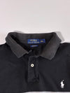 Polo Ralph Lauren | Black Grey Striped Polo T-Shirt | (XL)