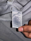 Tommy Hilfiger | Grey Dobby Textured Slim Fit Shirt (XL)