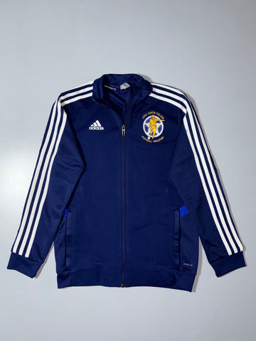 Adidas Climacool 3-Stripes Football Track Jacket – Navy Blue (XS)