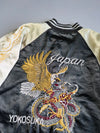 Vintage Japan Yokosuka Sukajan Jacket Eagle vs Dragon Embroidery (L)