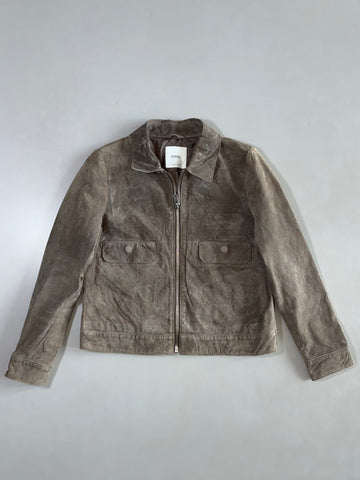 Mango Premium Original Suede Leather Jacket (S)
