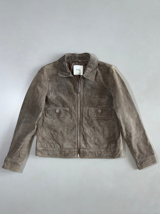 Mango Premium Original Suede Leather Jacket (S)