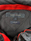 Tommy Hilfiger Rugby Polo Long Sleeve Shirt – Navy/Red (XL)