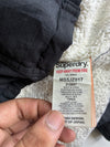 Superdry Original Windcheater Black Sherpa-Lined Hooded Jacket (M)