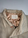 Combination Beige Canvas Harrington Work Jacket – Satin Lined (XL)