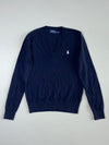 Polo Ralph Lauren Navy V-Neck Sweater (S)