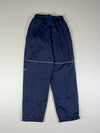 Nike Navy Lined Nylon Track Pants (W:24) (L:39)