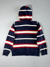Tommy Hilfiger Striped Zip-Up jacket Hoodie – Navy/Red/White (L)