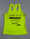 Team 365 | Efforce-Toi Motivational Racerback Tank Neon Yellow | (XS)