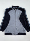 Vintage Adidas Grey Black Zip-Up Track Jacket (L)