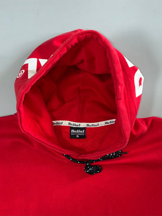 Belial Red Graphic Pullover Hoodie (XL)
