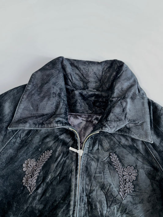 Super Premium Original Pure Leather Jacket with Patch Work (M/L)