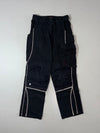 Vintage Engelbert Strauss Black Reflective Cargo Work Pants (W:28) (L:39)