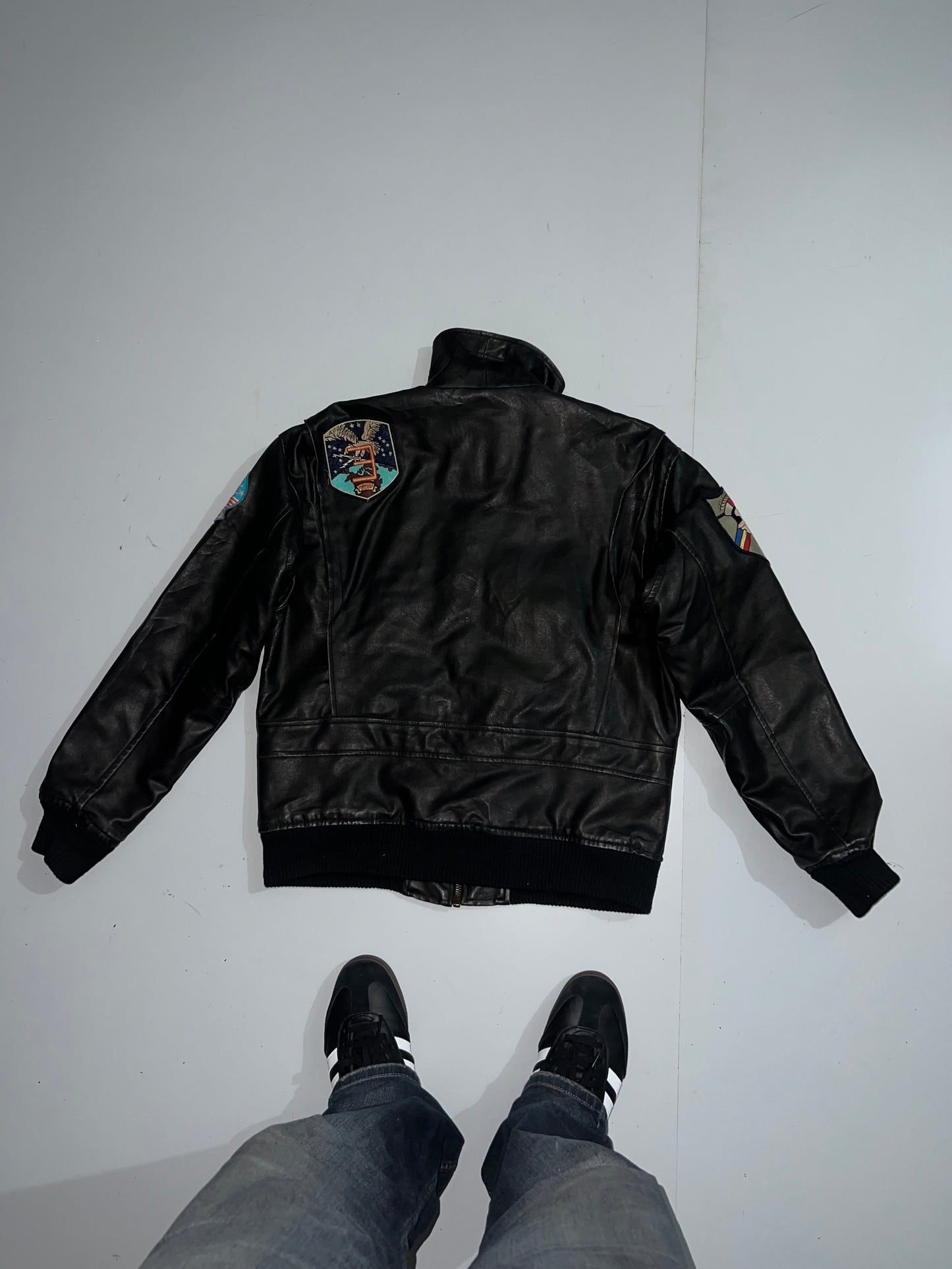 ZSuper (RARE) Original Leather Jacket (RARE FIND) (M/L)