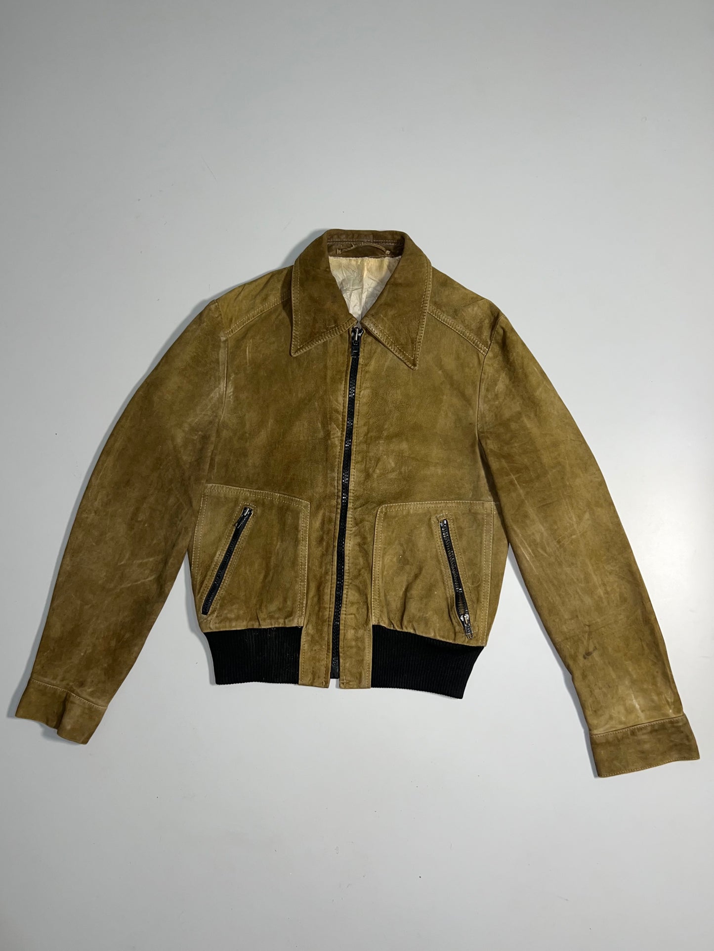 ZSuper Premium Original Sued Leather Jacket (RARE) (S/M)