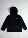 Discovery Expedition | Black Sherpa Fleece Zip-Up Hoodie (XS)