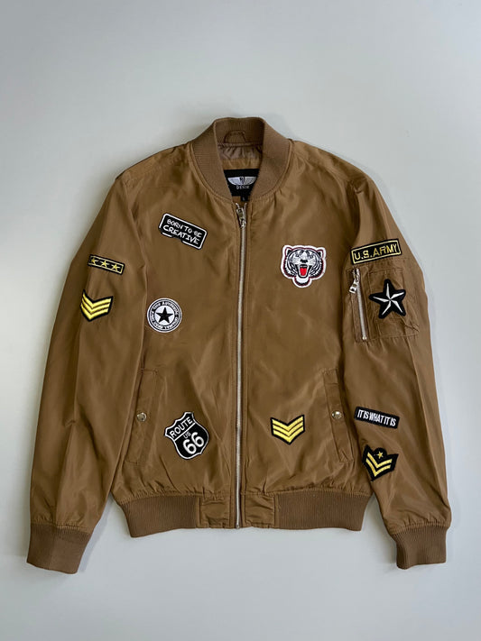 Multi-Patch MA-1 Bomber Jacket (M/L)