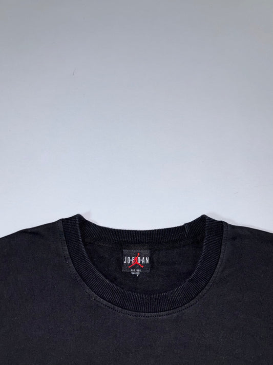 Jordan Black Gold Jumpman Logo Crewneck Sweatshirt (L)