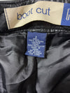 Vintage Gap Black Leather Bootcut Pants (W:28) (L:39)