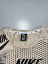 Nike | All-Over Print Dri-Fit Tee | Cream/Black (XL)