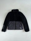 Puma Sherpa Fleece Hybrid Padded Jacket – Black (S)