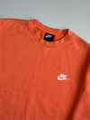 Nike | Burnt Orange Club Fleece Crewneck | (L)