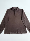 Lacoste Long Sleeve Piqué Polo – Chocolate Brown (2XL)