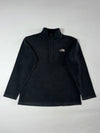 The North Face Quarter Zip Fleece Pullover – Black (M)