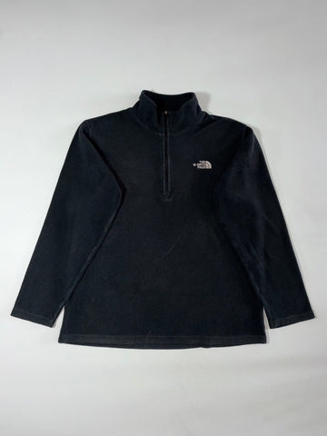 The North Face Quarter Zip Fleece Pullover – Black (M)