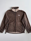 The North Face Polartec Fleece Full-Zip Jacket - Brown (2XL)