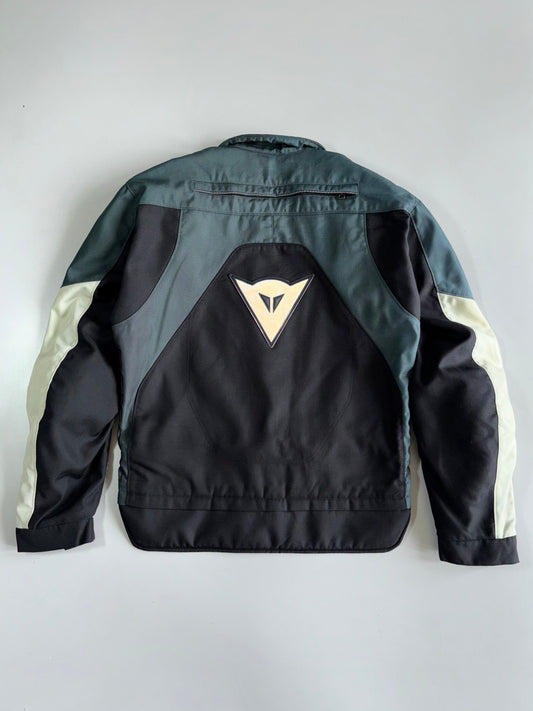 Vintage Dainese D-Tec Cordura Textile Motorcycle Racing Jacket  (Paded) (M)