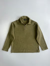 Hugo Boss Vintage Olive Wool Half-Zip Pullover Sweater (Xl/2Xl)