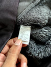 The North Face Grey/Black Fleece Bomber Jacket (S)