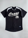 Crows #25 NAM Mesh Button-Up Baseball Jersey (L/XL)
