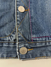 Dsquared2 Patchwork Denim Jacket – Distressed Indigo Trucker (S)