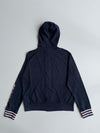 Adidas Navy Pink Linear Logo Zip-Up Hoodie  Size S (women's)