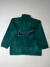 Vintage 90s Umbro Deep Green Fleece Zip Jacket (XL)