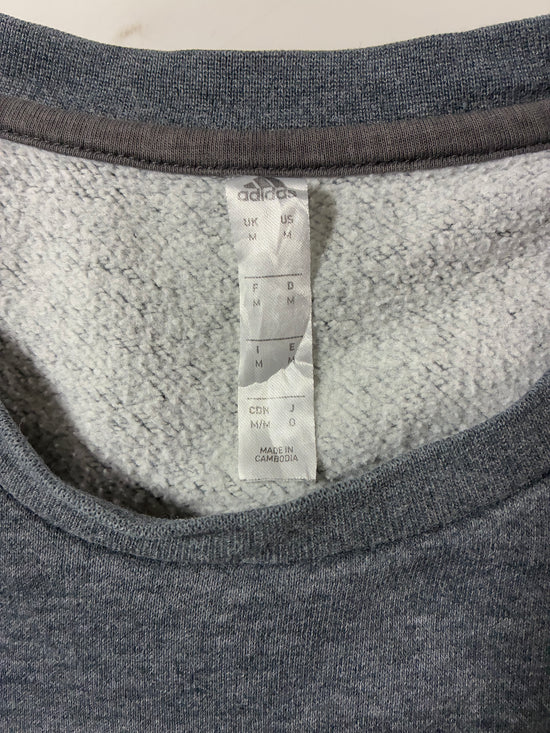 Vintage Adidas Grey Embroidered Logo Crewneck Sweatshirt (L) – Drip ...