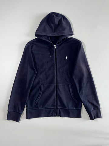 Polo Ralph Lauren Navy Full-Zip Pony Logo Hoodie (S/M)
