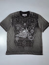 Buckaroo American Motorcycle Graphic Tee Washed Grey/Black (XL)