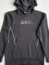 Adidas Originals Washed Black Signature Script Logo Hoodie (S)
