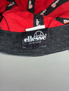 Ellesse Heritage Black Embroidered Logo Cap – Printed Logo Lining (Adjustable)