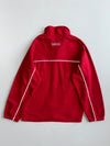 Ferrari Red Quarter-Zip Fleece with Reflective Piping (Xl)