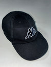 Kappa Black Omini Logo Embroidered Baseball Cap (Adjustable)