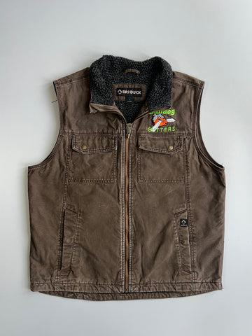 Dri Duck “The Bulldog Gutters” Sherpa Lined Work Vest (Xl)